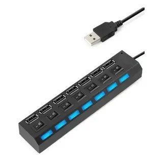 EXTENSOR 7 PUERTOS USB 2.0 HUB
